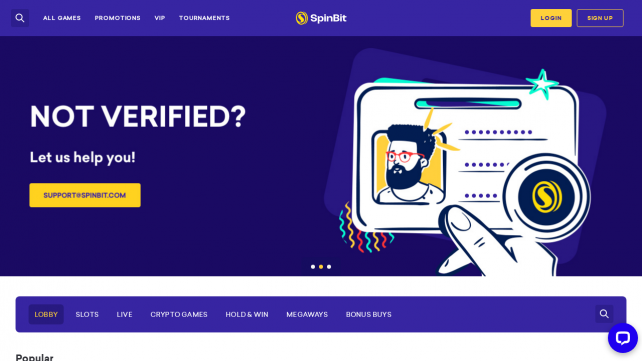 spin bit sign up
